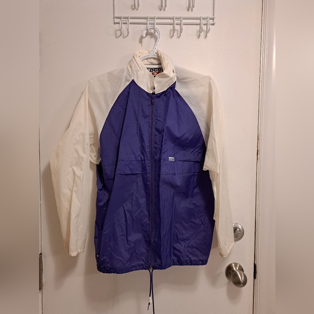 VINTAGE 80s Zip down Windbreaker